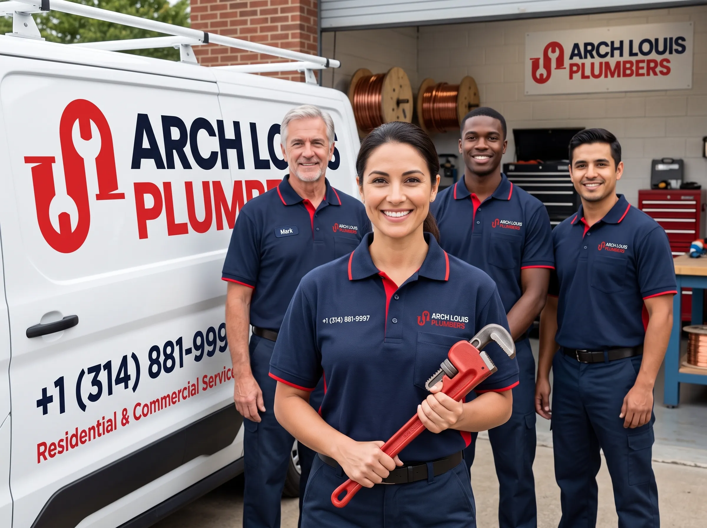 Expert Arch Louis Plumbers team for residential and commercial plumbing services in St. Louis