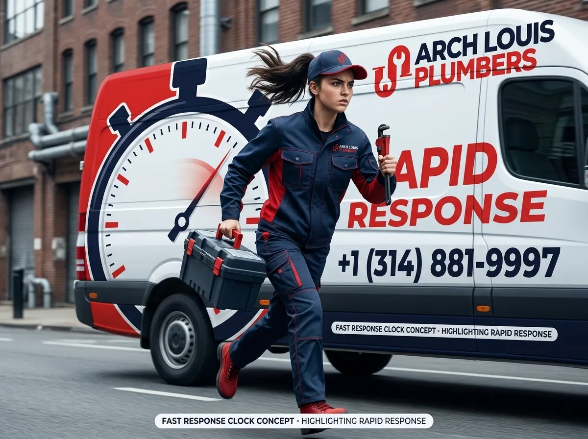 Rapid response emergency plumbing services in St. Louis MO by Arch Louis Plumbers