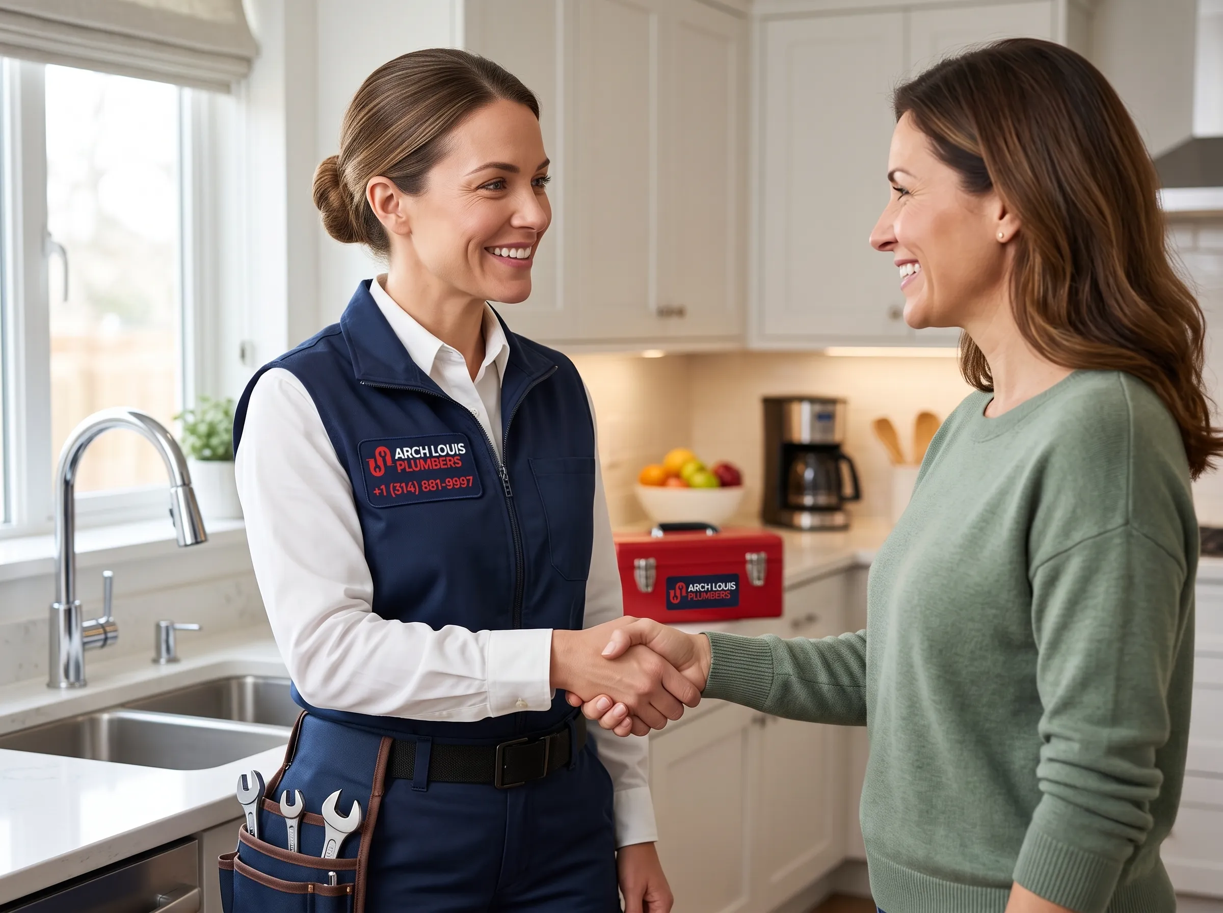 Trusted plumbing services with exceptional customer satisfaction by Arch Louis Plumbers in St. Louis